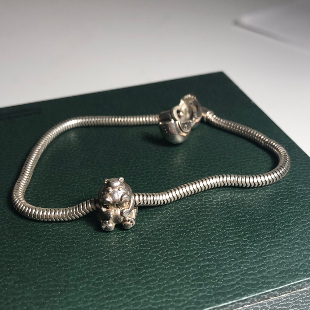 ❌SOLD❌Michael Hill Silver Hippo Pandora Charm